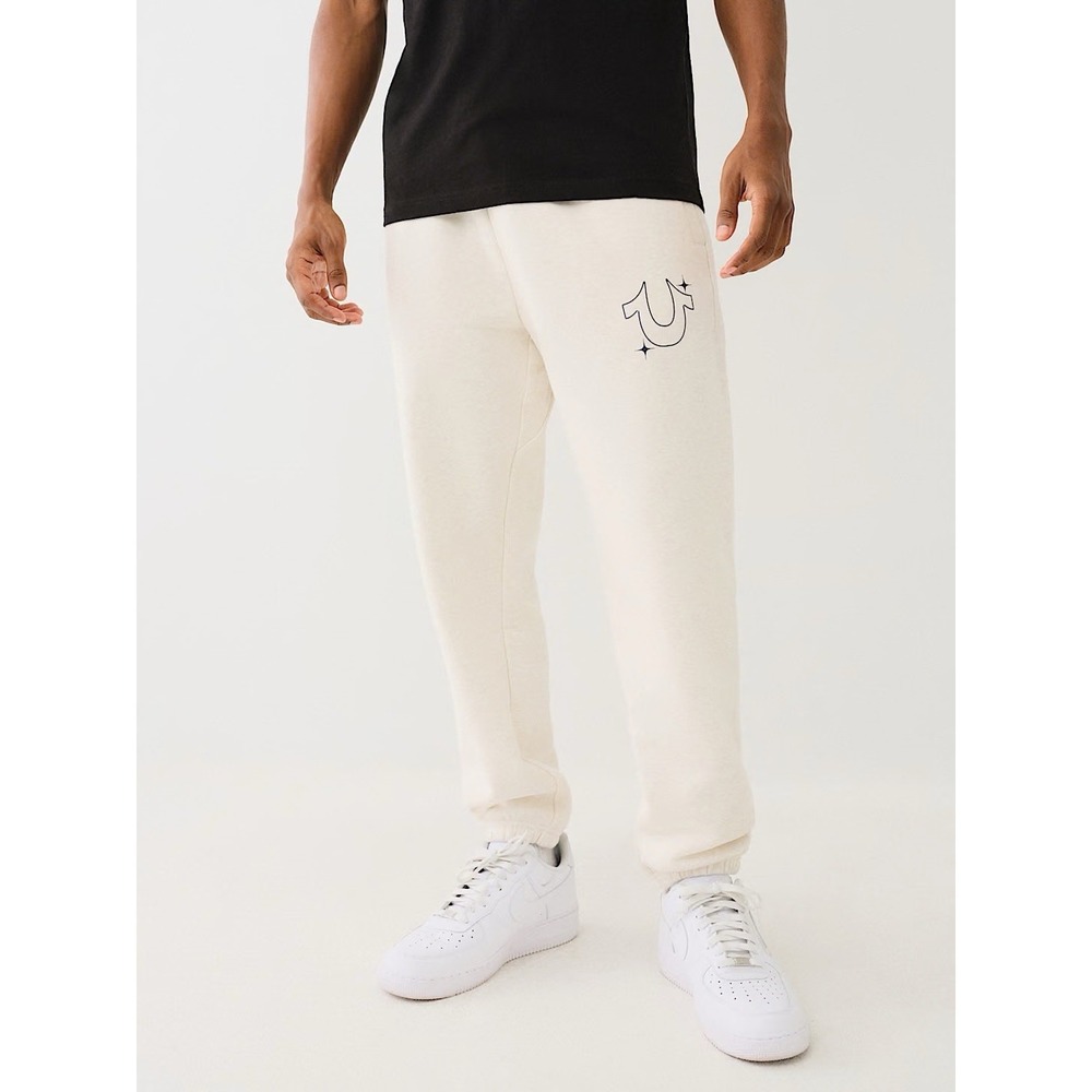 Mens True Religion HORSESHOE STAR JOGGER Size M Sweater Pants